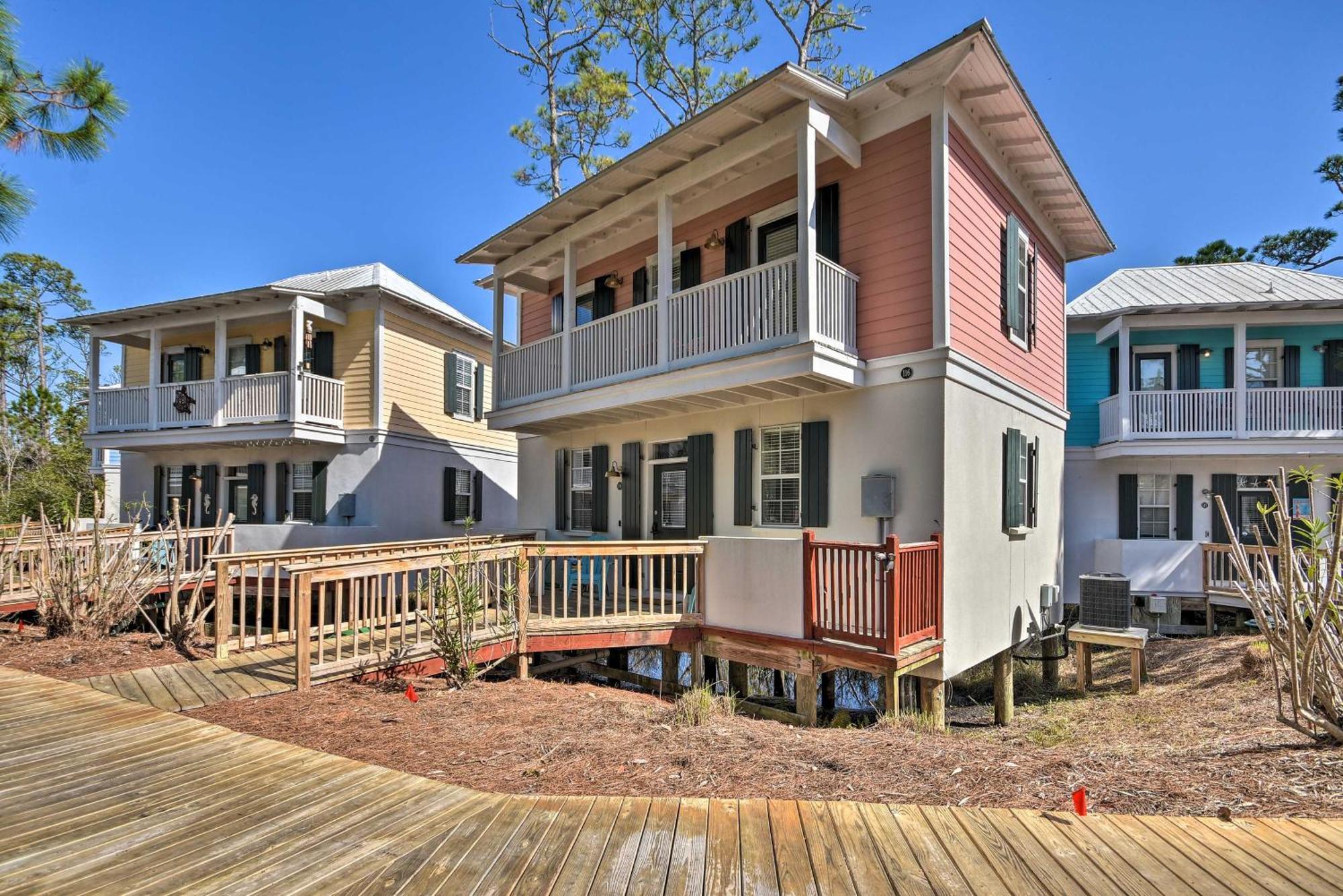 Beverly Bungalow Easy Walk To Seagrove Beach Santa Rosa Beach Eksteriør bilde